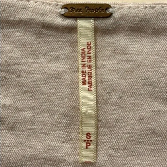 Free People Aria Embroidered‎ Top Size Small - Picture 6 of 8